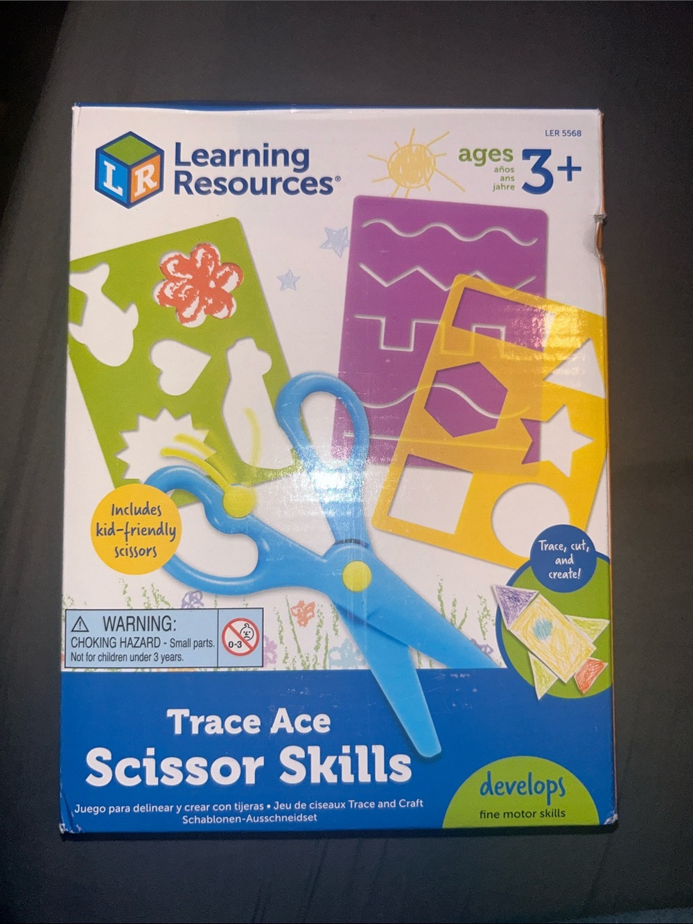 Learning Resources Trace Ace Scissor Skills - Blue